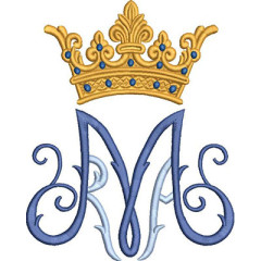 Embroidery Design Marian 16 Cm..