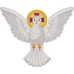 Diseño Para Bordado Espíritu Santo 22 Cm