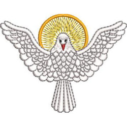 Diseño Para Bordado Espíritu Santo 9 Cm
