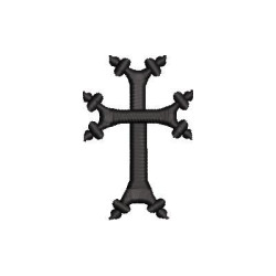 Diseño Para Bordado Cruz Decorada 365