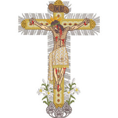 Diseño Para Bordado Señor De Los Milagros 24 Cm..