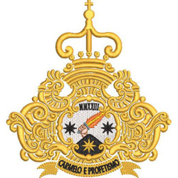 Diseño Para Bordado Escudo Del Carmelo Y Profetismo