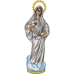 Embroidery Design Our Lady Of Peace 16 Cm..