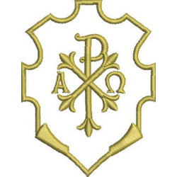 Diseño Para Bordado Escudo Px 9 Cm