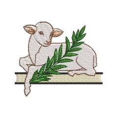 Embroidery Design Lamb Of God..