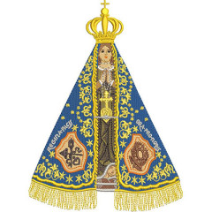 Matriz De Bordado Nossa Senhora Aparecida 21 Cm..