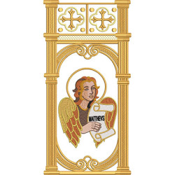 Embroidery Design Matthew The Evangelist Frame