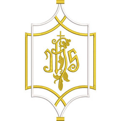 Matriz De Bordado Moldura Com Jhs 27 Cm