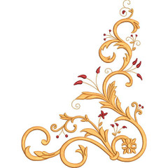 Embroidery Design Arabesques For Mantle..