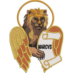 Embroidery Design Saint Mark The Evangelist, 15 Cm