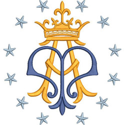 Diseño Para Bordado Mariano 18 Cm