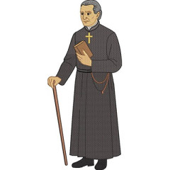 Embroidery Design Father Joseph Of Anchieta 28 Cm..