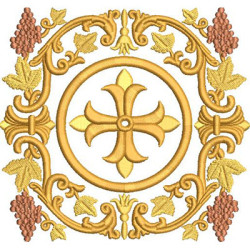 Embroidery Design Decorated Cross 367