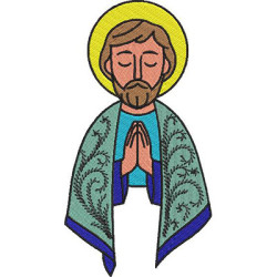 Matriz De Bordado São José Cute 3