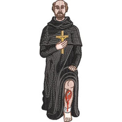 Matriz De Bordado São Peregrino Laziosi 13 Cm