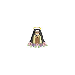 Embroidery Design Miniature Saint Therese 3 Cm