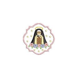 Embroidery Design Miniature Saint Therese 4 Cm