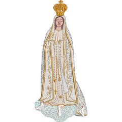 Embroidery Design Our Lady Of Fatima 17 Cm..