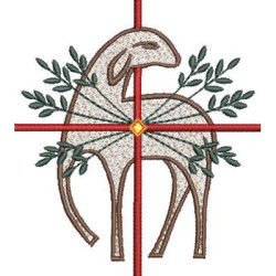 Matriz De Bordado Cordeiro 10 Cm