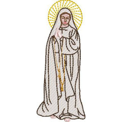 Matriz De Bordado Nossa Senhora De Fátima 10 Cm..