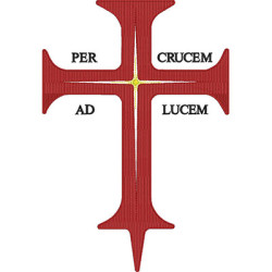 Matriz De Bordado Cruz Per Crucem Ad Lucem