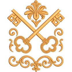 Matriz De Bordado Chaves De São Pedro