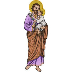 Matriz De Bordado São José 32 Cm