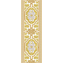 Matriz De Bordado Barrado Decorado Para Emenda 30 Cm..