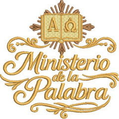 Matriz De Bordado Ministério Da Palavra Em Espanhol..
