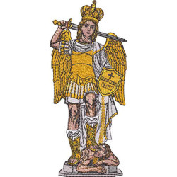 Matriz De Bordado São Miguel Arcanjo 18 Cm