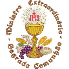 Matriz De Bordado Ministro Extraordinário Sagrada Comu..