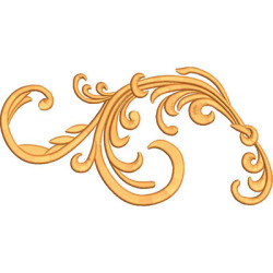 Embroidery Design Arabesque 22 Cm