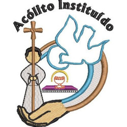 Diseño Para Bordado Acólito Instituido