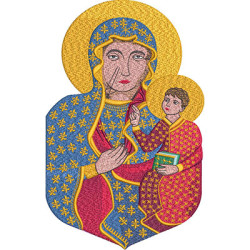 Embroidery Design Our Lady Of Czestochowa