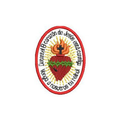 Matriz De Bordado Sagrado Coração De Jesus 6 Cm Em Esp..