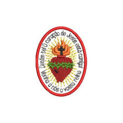 Matriz De Bordado Sagrado Coração De Jesus 6 Cm..