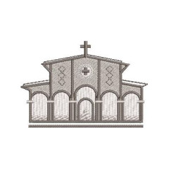 Matriz De Bordado Igreja 8 Cm..