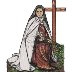 Matriz De Bordado Santa Teresinha Do Menino Jesus..