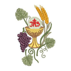 Embroidery Design  Hóstia Consagrada 9 Cm