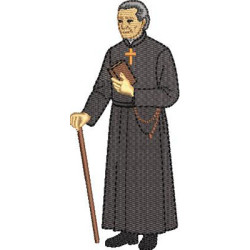 Diseño Para Bordado Padre Anchieta 11 Cm
