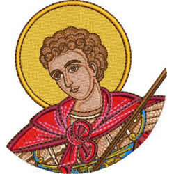 Diseño Para Bordado San Jorge, El Victorioso