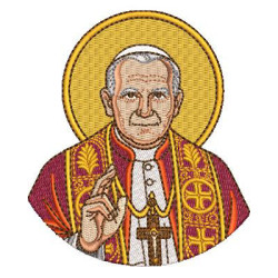 Diseño Para Bordado Papa Juan Pablo I I