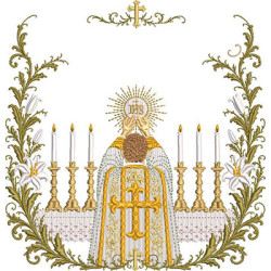 Matriz De Bordado Ordenação Sacerdotal Para Personalizar