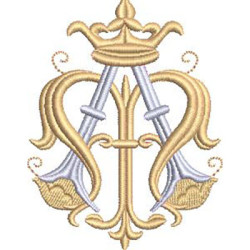 Matriz De Bordado Mariano 8 Cm