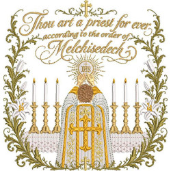 Matriz De Bordado Ordenação Sacerdotal Salmo Em Inglês