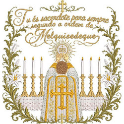 Matriz De Bordado Ordenação Sacerdotal Salmo Em Português