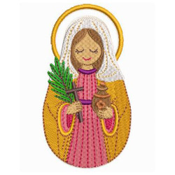 Embroidery Design St. Anastasia Cute