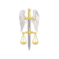 Matriz De Bordado Espada De São Miguel Arcanjo..