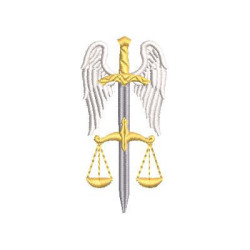Diseño Para Bordado Espada De San Miguel Arcángel