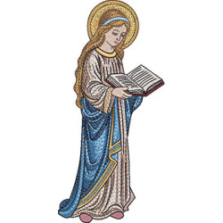 Embroidery Design Young Mary 18 Cm